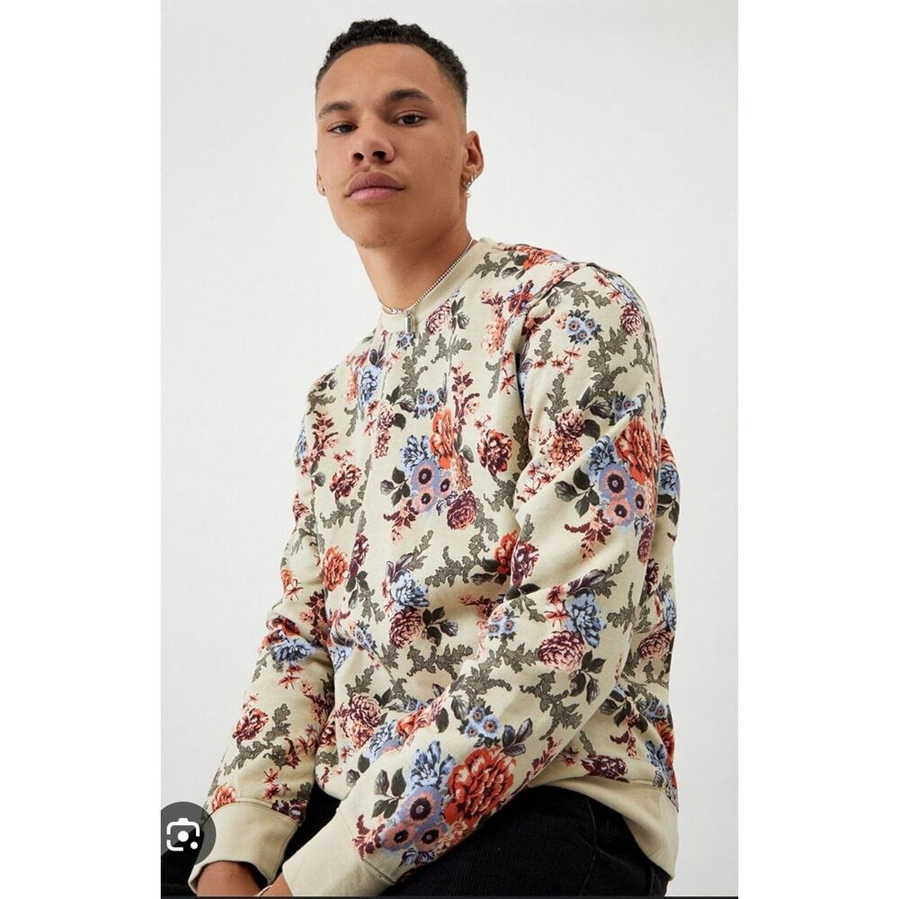PacSun Floral Crewneck Sweatshirt Men's Small